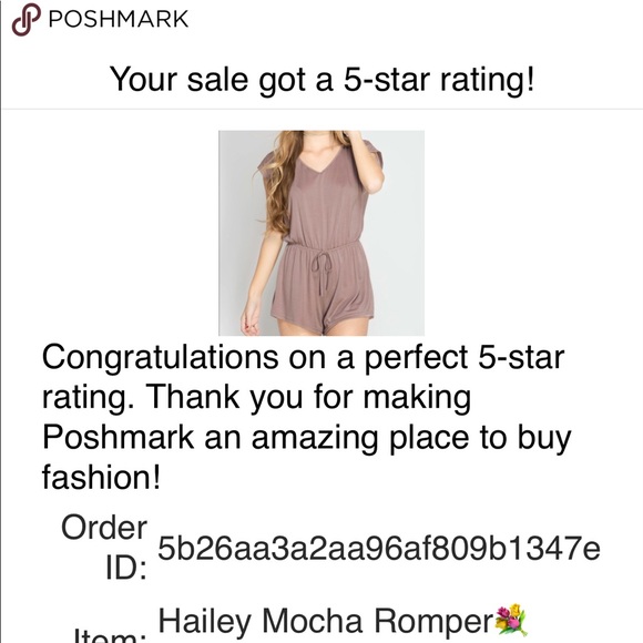 🇺🇸 Hailey Mocha Romper🇺🇸 1 Day Sale - Picture 7 of 8